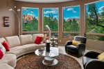 Enjoy gorgeous red rock Sedona views from the living area